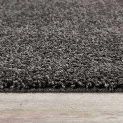 B&M Buddy Plain Shaggy Grey Runner Doormat -Coathr Shop 392183 buddy plain shaggy runner 50 x 150cm grey