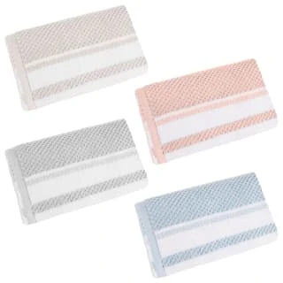 B&M Newbury Face Cloth 3pk - Blush 4 B&M Newbury Face Cloth 3pk - Blush - Image 2