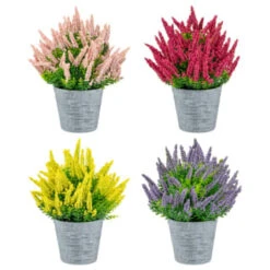 Bloom Heather In Plant Pot - Light Pink -Coathr Shop 392828 heather in plant pot group