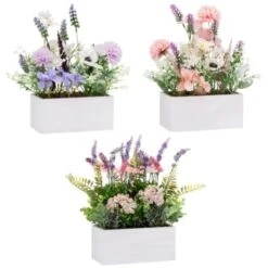 Bloom Floral Window Box - Purple -Coathr Shop 392832 floral window box group