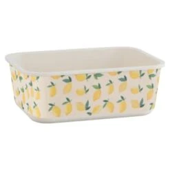 B&M Rectangular Tubs 2pk - Lemons -Coathr Shop 392929 2pk reuse and repurpose rectangle tubs lemon