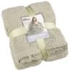 Home Essentials Teddy TV Blanket - Sage -Coathr Shop 393430 home essentials teddy tv blanket sage 2