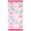 B&M Children's Beach Towel - Dinosaur -Coathr Shop 393914 childrens beach towel pink dinosaur 2