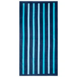 B&M Adult's Beach Towel - Blue Stripes