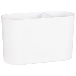 Simply Everyday Matte White Toothbrush Holder 3 Simply Everyday Matte White Toothbrush Holder