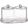 Simply Everyday Canister Set 3pc -Coathr Shop 394037 clear canister set 3peice