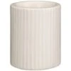 B&M Ribbed Tealight Holder - Cream -Coathr Shop 394331 tealight holder