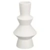 B&M Small Shaped Vase - White -Coathr Shop 394351 shaped vase white