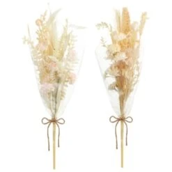 B&M Dried Flower Bunches - Pink -Coathr Shop 394378 neutral dried bunches group
