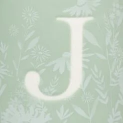 B&M Floral Alphabet Mug (Assorted) -Coathr Shop 394397 floral alphabet mug green j 2