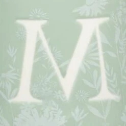 B&M Floral Alphabet Mug (Assorted) -Coathr Shop 394397 floral alphabet mug green m 2