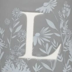 B&M Floral Alphabet Mug (Assorted) -Coathr Shop 394397 floral alphabet mug grey l 2