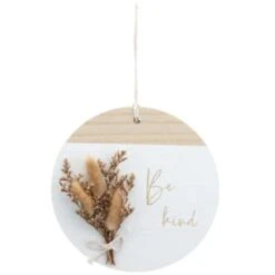 B&M Pampas Grass Hanging Plaque -Coathr Shop 394461 pampas hanging plaque