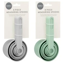 Measuring Spoons 8pk - Mint 7 Measuring Spoons 8pk - Mint -Coathr Shop 394506 8 piece measuring spoons group