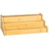 B&M Extendable 2 Tier Bamboo Cupboard Organiser -Coathr Shop 394547 extendable bamboo cupboard organiser