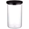 B&M Canister With Airtight Wooden Lid 750ml -Coathr Shop 394622 0 75l canister with black lid 2
