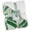 B&M Simply Geo Waffle Throw - Green -Coathr Shop 394920 simply geo waffle throw green