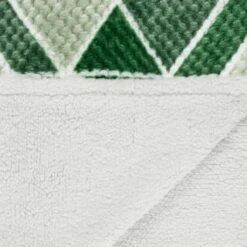 B&M Simply Geo Waffle Throw - Green -Coathr Shop 394920 simply geo waffle throw green 4