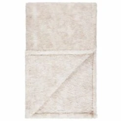B&M Simply Two Tone Teddy Throw - Natural -Coathr Shop 394924 simply two tone teddy throw natural 3