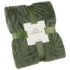 Large Leaf Embossed Green Throw -Coathr Shop 394947 large leaf embossed green throw