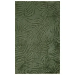 Large Leaf Embossed Green Throw -Coathr Shop 394947 large leaf embossed green throw 2