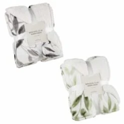 Winston Green Leaf Sherpa Throw -Coathr Shop 394976 394948 winston leaf sherpa throw group