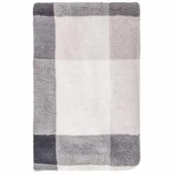 Grey Check Sherpa Throw -Coathr Shop 395038 highland check sherpa throw 4