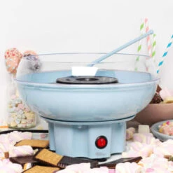 Giles & Posner Candy Floss Maker - Blue -Coathr Shop 395113 giles and posner candyfloss maker 4