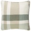 Country Check Cushion With Pipe - Sage Green -Coathr Shop 395330 country sage green check cushion