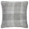 Hampton Check Cushion - Grey 1 Hampton Check Cushion - Grey -Coathr Shop 395332 hampton grey check cushion