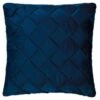 Basket Weave Navy Cushion -Coathr Shop 395341 basket weave cushion navy