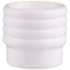 B&M Ceramic Ribbed Vase - Neutral -Coathr Shop 395408 shapped ceramic candle