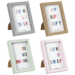 B&M Colourblock Frame 4 X 6" - Gold -Coathr Shop 396247 396248 396249 396250 basic colourblock frame 4x6 group