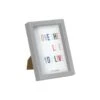 B&M Colourblock Frame 4 X 6" - Silver -Coathr Shop 396248 basic colourblock frame 4x6 silver 2