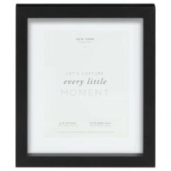 B&M New York Box Photo Frame - 6 X 8" - Black -Coathr Shop 396443 new york box frame 8x10 black
