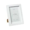 B&M New York Box Photo Frame - 4 X 6" - White