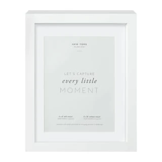 B&M New York Box Photo Frame - 6 X 8" - White 4 B&M New York Box Photo Frame - 6 X 8" - White - Image 2