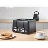Goodmans Toaster 4 Slice - Matt Black -Coathr Shop 396477 goodmans toaster 4 slice matt black