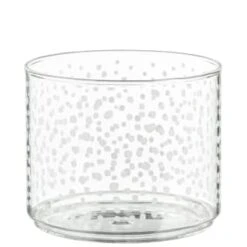 B&M Printed Glass Stackable Storage Jars 3pc - White -Coathr Shop 396484 3pk printed glass stackable storage jars white 5