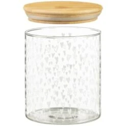 B&M Printed Glass Bamboo Storage Jars 3pc 8 B&M Printed Glass Bamboo Storage Jars 3pc -Coathr Shop 396485 3pk printed glass bamboo storage jars 4