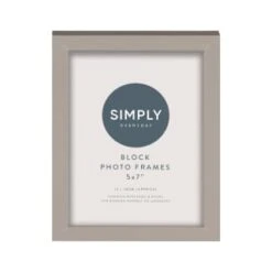 Simply Everyday 5 X 7" Block Frames 3pk - Grey -Coathr Shop 396674 3pk simply everyday block frames 5x7 grey 3