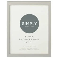 Simply Everyday 8 X 10" Block Frames 3pk - Grey 7 Simply Everyday 8 X 10" Block Frames 3pk - Grey -Coathr Shop 396677 3pk simply everyday 8x10 photo frame grey 2