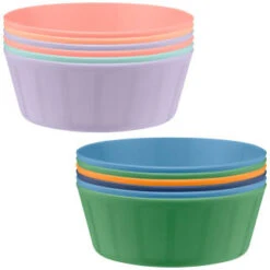 Simply Kids Colour Bowls 6pk - Multicolour -Coathr Shop 398568 398571 6pk simply kids colour bowls group