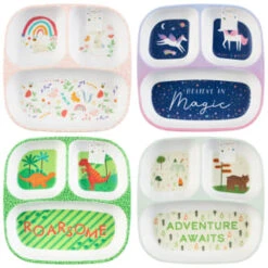 Kids Small Platter - Dinosaur -Coathr Shop 398592 398594 kids small platter group 1