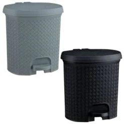 B&M Knit Peddle Bin - Grey -Coathr Shop 400122 400123 knit peddle bin 1