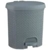 B&M Knit Peddle Bin - Grey -Coathr Shop 400123 grey knit peddle bin 2