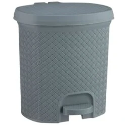 B&M Knit Peddle Bin - Grey