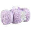 Simply Kids Teddy Throw - Lilac -Coathr Shop 400209 simply kids teddy rolled kids throw lilac 4