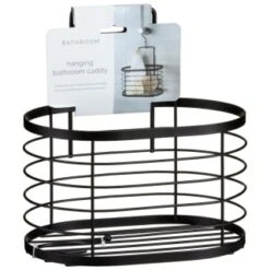 B&M Hanging Shower Caddy - Black -Coathr Shop 401804 black hanging caddy 2
